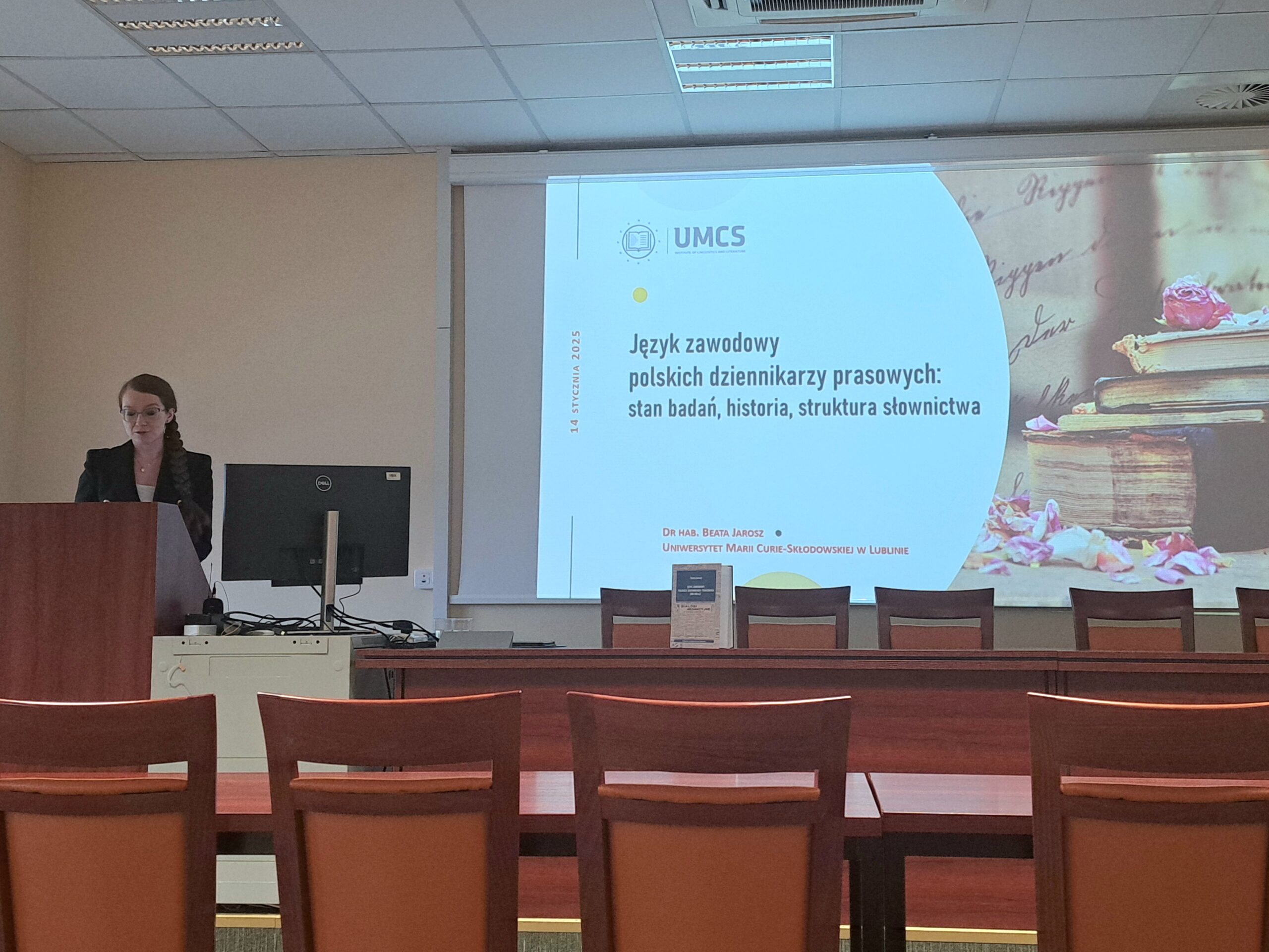 Wykłady gościnne dr hab. Beaty Jarosz z Uniwersytetu Marii Curie-Skłodowskiej w Lublinie