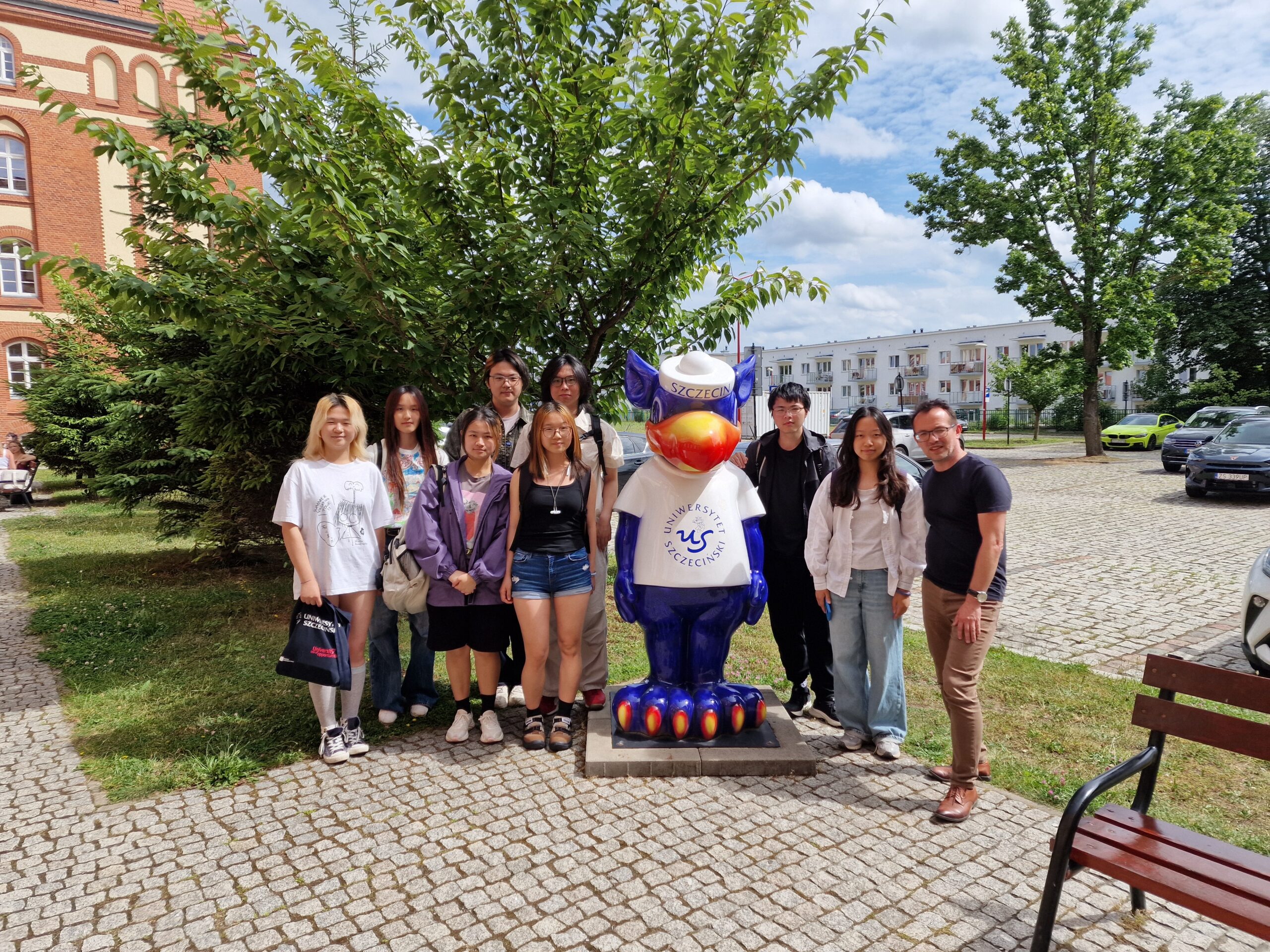 Pożegnanie studentów z Chin ze Szczecinem