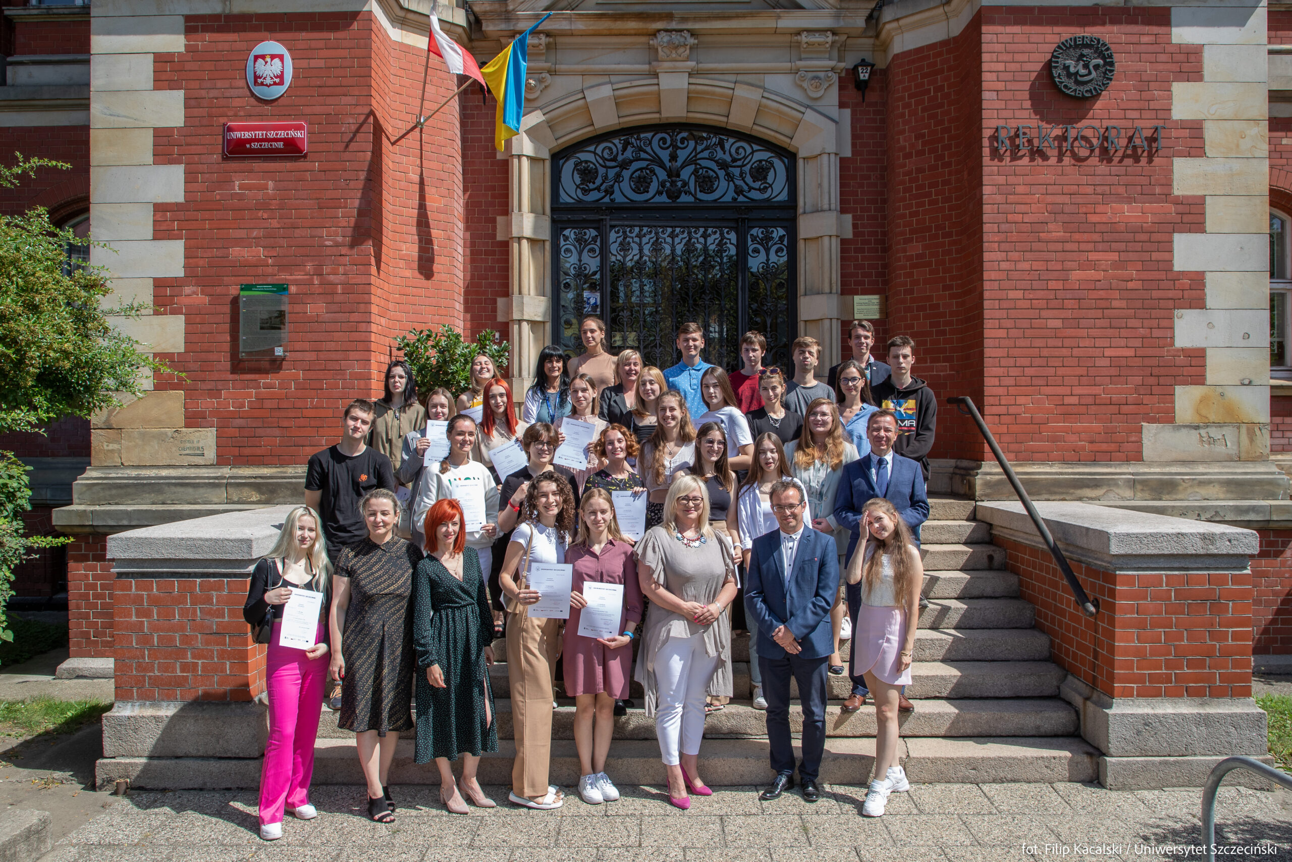 Zakończenie kursu języka polskiego dla studentów w ramach programu Narodowej Agencji Wymiany Akademickiej „Solidarni z Ukrainą”
