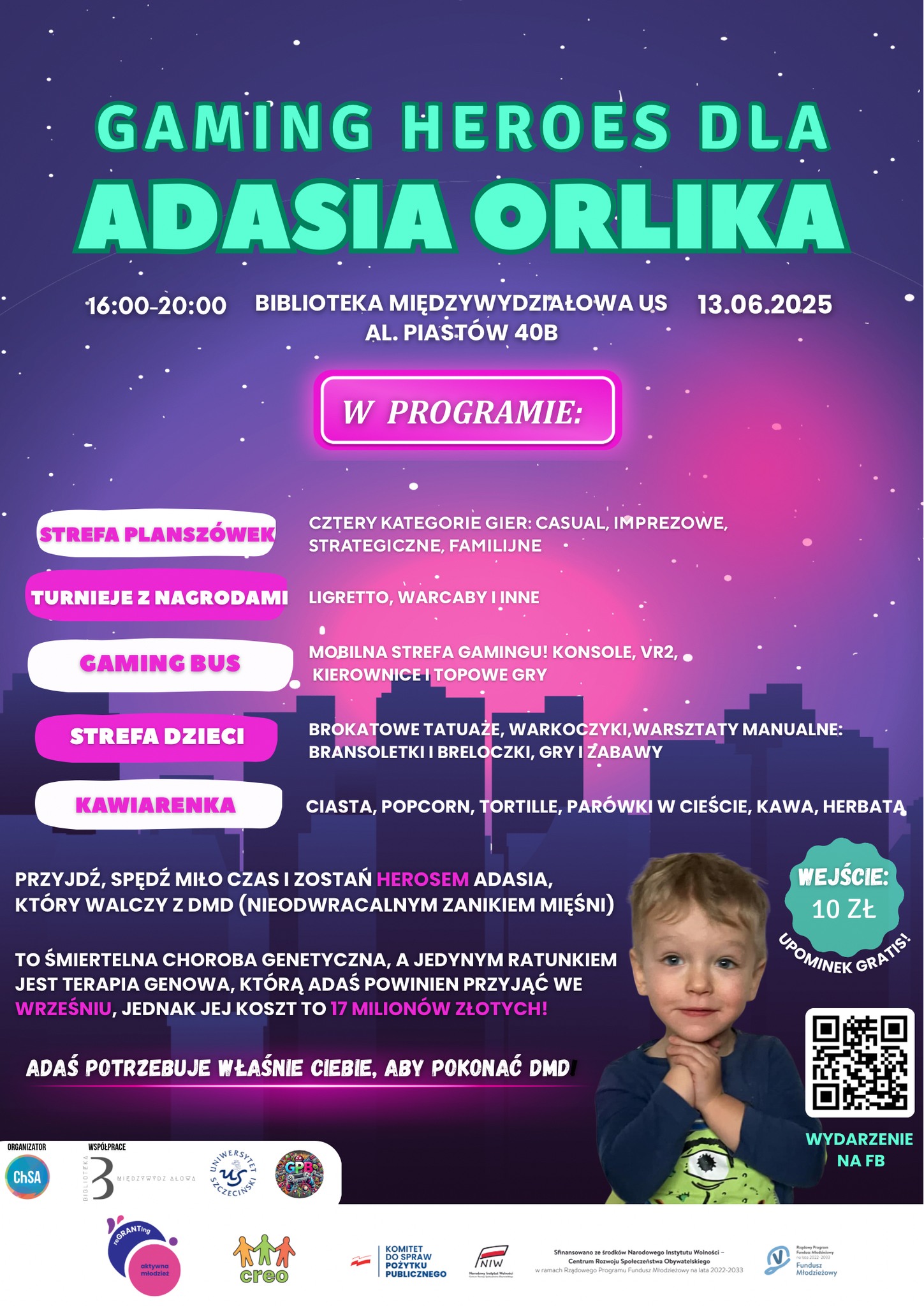 Gaming Heroes dla Adasia Orlika – 13 czerwca 2025 roku