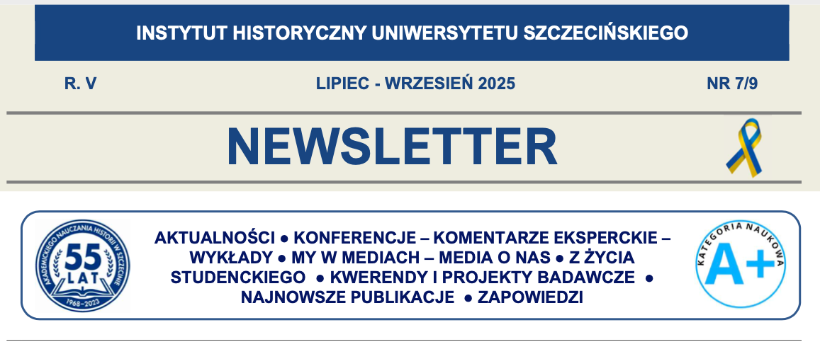 Nowy numer Newslettera Instytutu Historycznego US