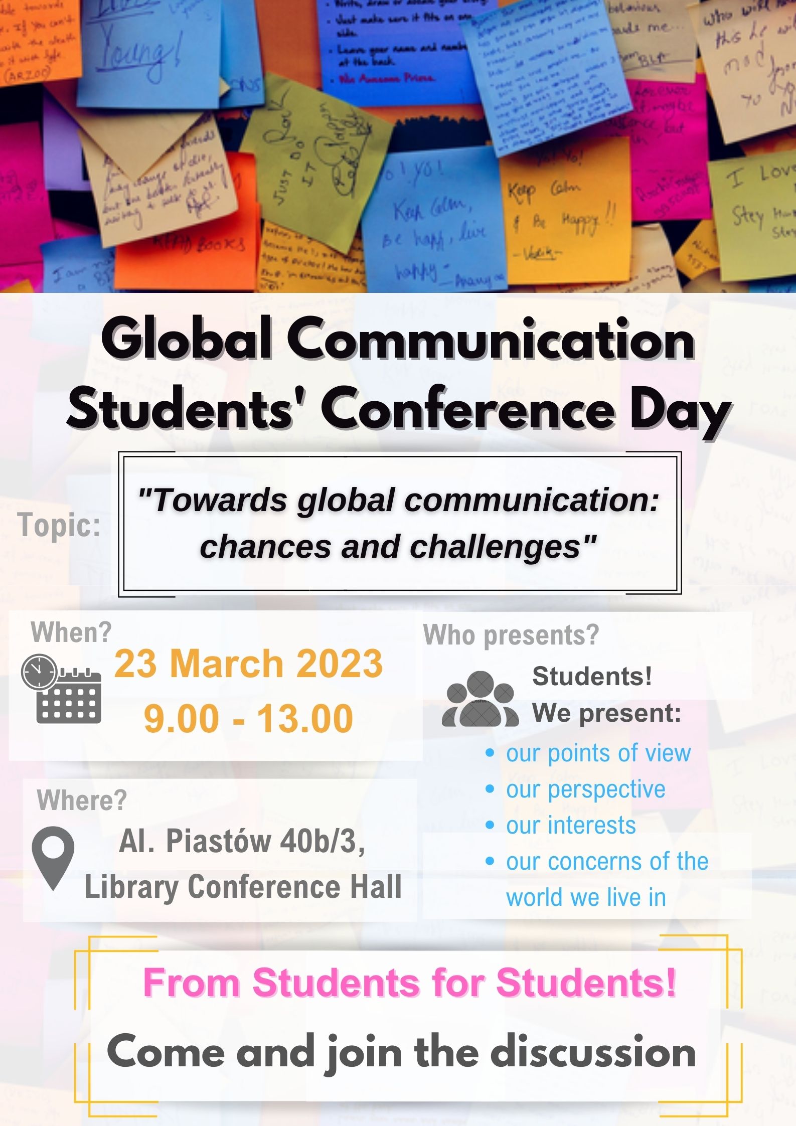 Global Communication Students’ Conference Day