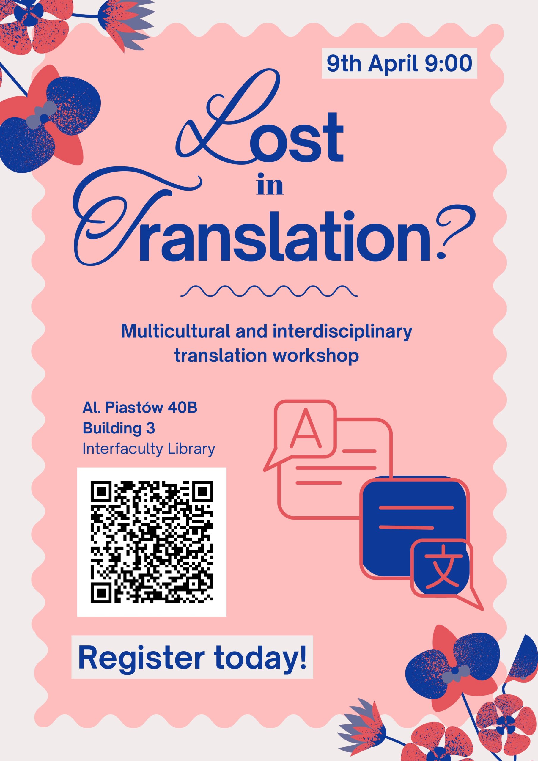 Zaproszenie na warsztaty przekładowe „Lost in translation?”