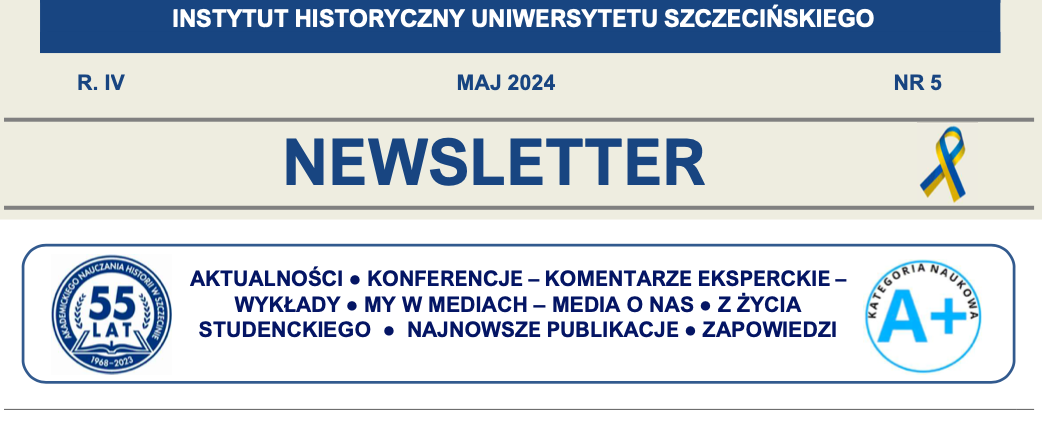 Majowy numer Newslettera Instytutu Historycznego US