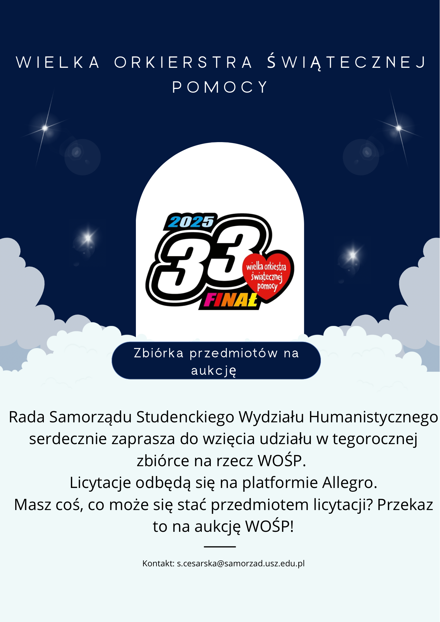 Wspieramy Wielką Orkiestrę Świątecznej Pomocy