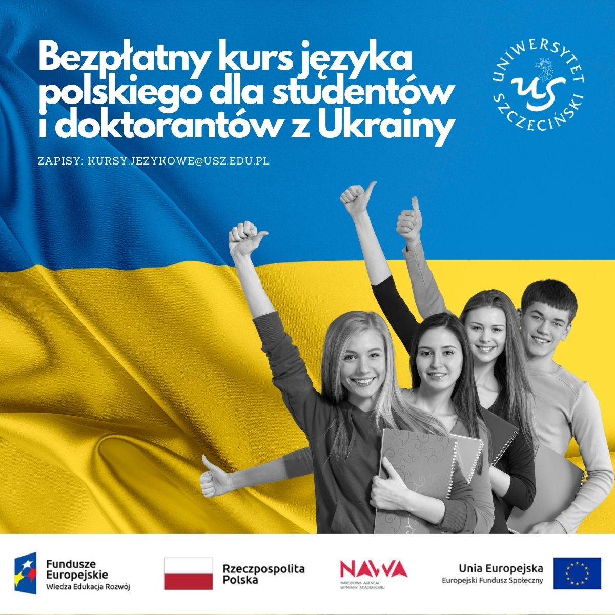 Kurs języka polskiego dla studentów i doktorantów z Ukrainy – program Narodowej Agencji Wymiany Akademickiej „Solidarni z Ukrainą”