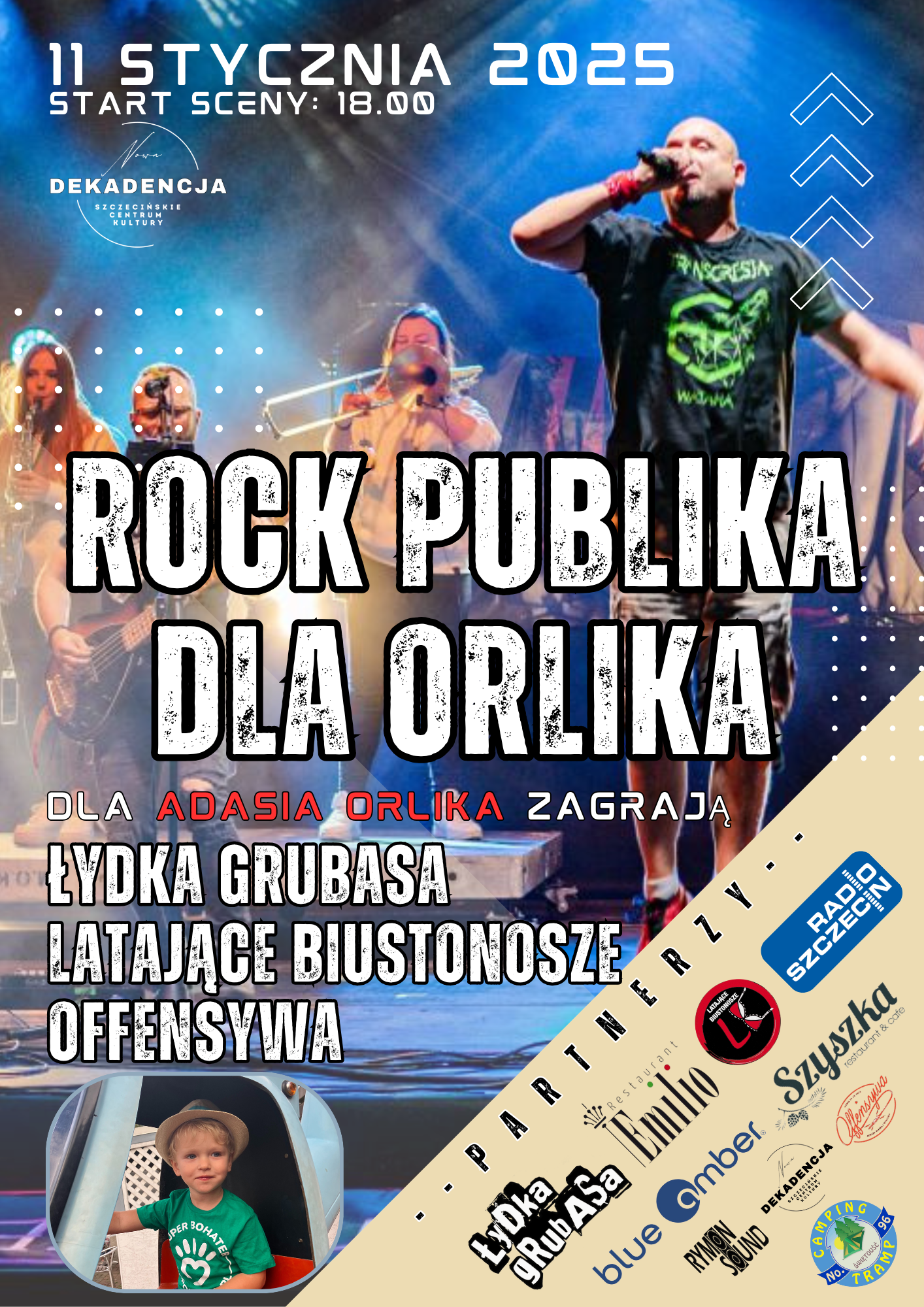 Koncert charytatywny dla Adasia Orlika – 11 stycznia 2025 r.