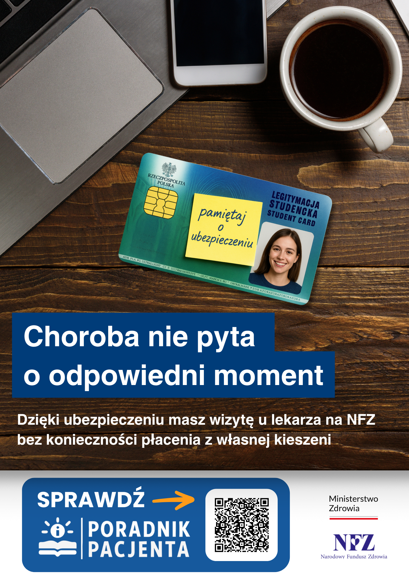 NFZ przypomina studentom o ubezpieczeniu zdrowotnym