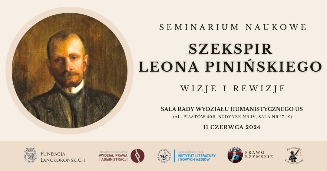 Zaproszenie na seminarium naukowe: Szekspir Leona Pinińskiego – wizje i rewizje