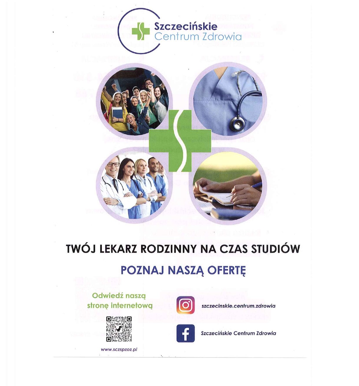 Oferta Szczecińskiego Centrum Zdrowia dla studentów Uniwersytetu Szczecińskiego