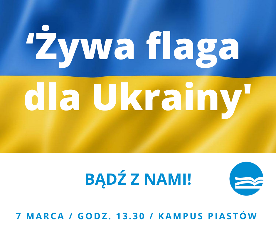 „Żywa flaga dla Ukrainy” na Wydziale Humanistycznym US  – 7 marca, godz. 13.30